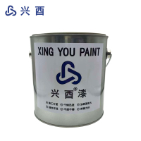 兴酉 水性醇酸调和漆 绿色3KG 桶