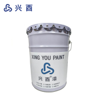 兴酉 水性醇酸调和漆 铁红色20KG 桶