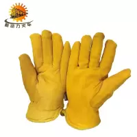 新动力火车 防寒皮手套 鹿皮面 单位:副