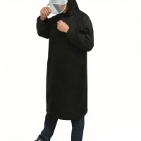 新动力火车 长身雨衣黑色 尺码165-190 件