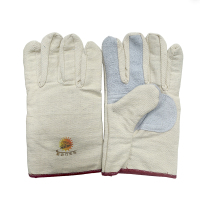 新动力火车 加皮帆布手套 26cm*13cm 副