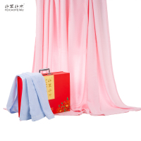 非草非木 浴巾+夏凉盖毯组合礼品盒装 竹纤维夏凉盖毯浴巾套装 FM-3087(盒)