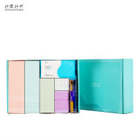 非草非木 毛巾礼盒套装福利劳保礼品 竹纤维家庭10件礼盒套装 FM-3081(盒)