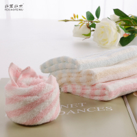 非草非木 儿童成人洗脸方巾 竹纤维纯棉方巾 条纹方巾 (30*30cm)(条)