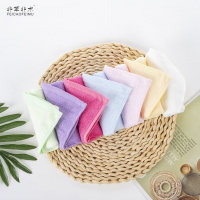 非草非木 幼儿园小毛巾 美容洗脸小巾 竹纤维小方巾 (25*25cm)(条)