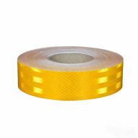 衡雁骏兴 反光胶带 黄色晶彩格 5cm*30m 卷