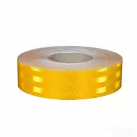 衡雁骏兴 反光胶带 黄色晶彩格 5cm*30m 卷