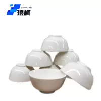 琅柯 陶瓷碗 纯白米饭碗 5英寸