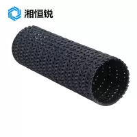 湘恒锐 横向排水管 110mm*100米 黑色曲纹状 材质 HDPE 件