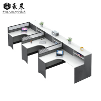 豪晨 屏风办公桌(F型3人位)张