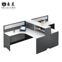 豪晨 屏风办公桌(T型2人位)张