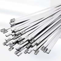 长铁304不锈钢扎带4.6*450mm(50条)