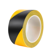 依诺九吉 PVC黑黄警示胶带耐磨 多型号 卷