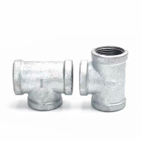 依诺九吉 镀锌三通正三通铸铁三通管件 多型号 个