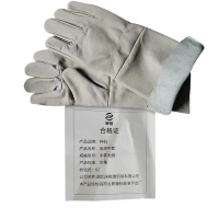 钟伯 电焊手套 手掌无缝 双