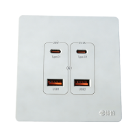 钟伯 USB插座 T20 USB+Type-C