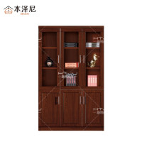 本泽尼 三门书柜 油漆书柜 HTFMD-12420 1200*400*2000mm 组
