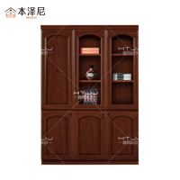 本泽尼 书柜 三门油漆柜 HTFMD-YQ03 1350*420*2000mm 组