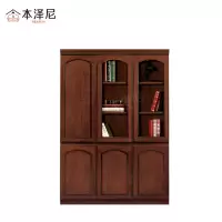 本泽尼 油漆书柜 三门书柜 HTYD-YQ1242 1200*400*2000mm 组
