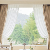 广临 厚实遮光定制窗帘(含纱) 颜色可选 HS-01 单位:米