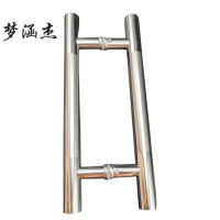 梦涵杰 304加厚玻璃门不锈钢把手 圆管38*600mm中砂加厚孔距400mm 对