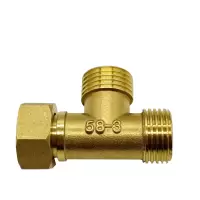 LONMATE 铜中内活接三通4分SL-627 一个