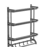 LONMATE 卫生间置物架免打孔50cm 一个