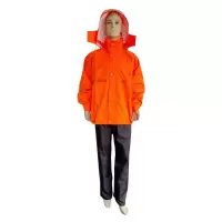 铁美风华 雨衣 橙红分身 各号 1套