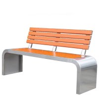 鑫睿辉 不锈钢公园椅 1.8m带靠背 张