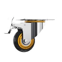 鑫睿辉 橡胶刹车轮 3寸 个