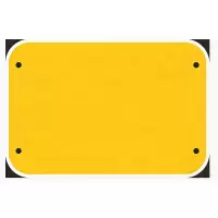 鑫睿辉 警示板 600*400mm 个