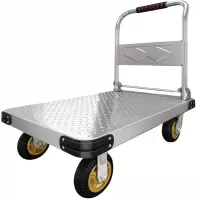 鑫睿辉 重型钢板小推车 载重2000斤6寸轮 台