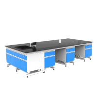 鑫睿辉 实验室工作台钢木中央台3600*1500*800mm 台