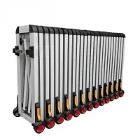 鑫睿辉 铝合金伸缩护栏 手动伸缩门 FQS-G03高1.4米 米