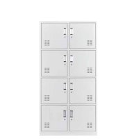 鑫睿辉 八门 更衣柜 900*400*1850mm 白色 台