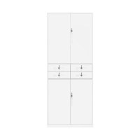 鑫睿辉 中四斗 文件柜 850*390*1800mm 白色 台