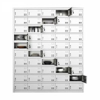 鑫睿辉 50门 餐盘柜 1650*400*1800mm 白色 台