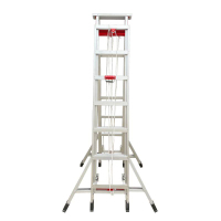 鑫睿辉 铝合金伸缩人字梯子4M 收2.3米升3.5米 台