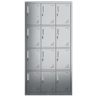 鑫睿辉 不锈钢十二门更衣柜 1800*900*350mm 台