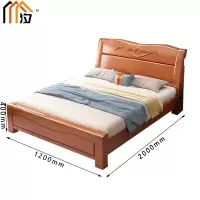 汐 实木床120cm张