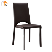 汐 餐椅 咖啡色把