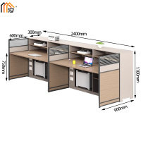 汐 屏风工位 两人位张