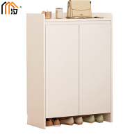 汐 木质鞋柜 暖白色 个