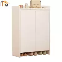 汐 木质鞋柜 暖白色 个