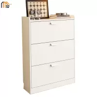 汐 翻斗鞋柜 暖白色 个