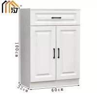 汐实木鞋柜两门个