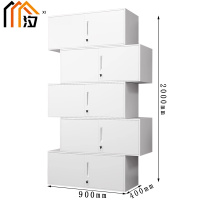 汐铁皮文件柜五节台