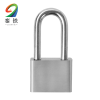 銮铁304不锈钢挂锁30长梁(通开)把