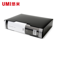 悠米 经济型资料册 100页 W03006D 黑 2个装