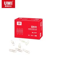 悠米(UMI) 1017 50mm盒装银色回形针 100枚/盒 5盒装